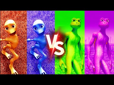 2 ALIEN vs 2 PATILA | Baby Calm Down FULL HD | Selena Gomez & Rema Official Music Video 2023