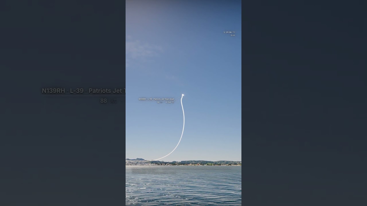 I Recreated SF Fleet Week 2026 Using God’s Eye View and Plane Tracking Data