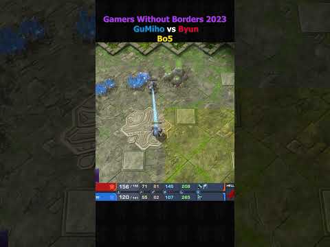 GuMiho vs Byun Gamers Without Borders 2023 Part 5 #shorts #starcraft #starcraft2
