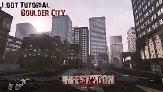 preview picture of video 'Infestation - Loot Tutorial - Boulder City / New Sniper Spawns!!! (Nov. 2014)'