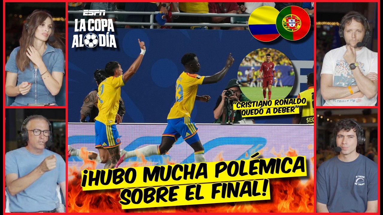 COLOMBIA mereció MUCHO MÁS contra PORTUGAL. Fue un EMPATE MUY INJUSTO | La Copa Al Día
