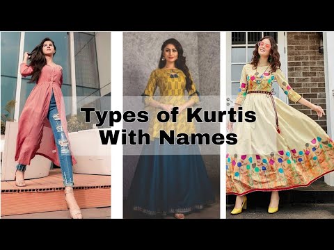 20 Types of kurtis With Name for Ladies | New Kurti Design on Jeans: Style Gram 😍