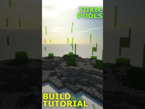 Toxic Pools Terrain | Minecraft Build Tutorial