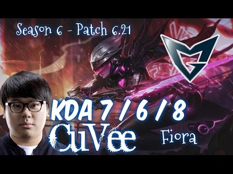 SSG CuVee FIORA vs IRELIA Top - Patch 6.21 NA Ranked