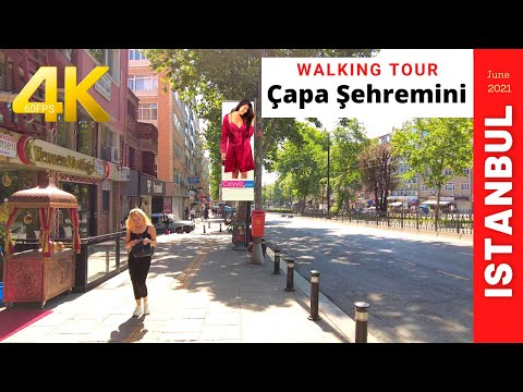 ⁴ᴷ⁶⁰ Çapa Şehremini, Istanbul-🇹🇷 Walking Video 4K 60fps Fatih District