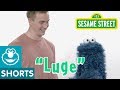 Sesame Street Tucker West Teaches Cookie Monster About Luging Winter Olympics