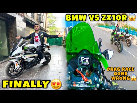 Finally my first ride with my Zx10r in Delhi 😍 & BMW S1000RR Pro Vs Kawasaki Zx10r 😱