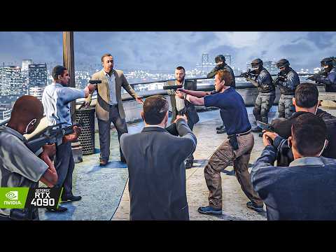 GTA V: 'The Wrap Up' Mission on RTX™ 4090 - Remastered Ultra Graphics Maxed-Out Gameplay [4K]