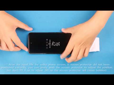 Alinsea 3D Liquid Tempered Glass installation Guide Video-Dce. 23, 2018