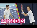 Andy Murray and Arthur Fery training at the National Tennis Centre | LTA