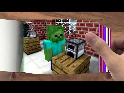 FLIPBOOK   Monster School  The Teacher Got Sick   Minecraft Animation000
