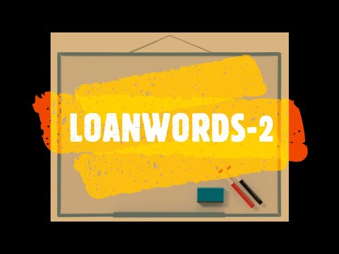 Learn Turkish Vocabulary 15 - Loanwords -2 (Başka Dilden Alınan Kelimeler)
