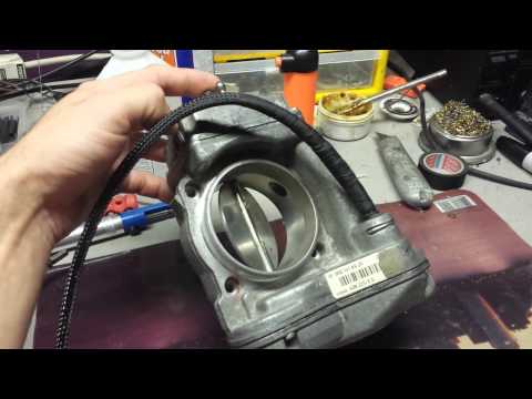 Mercedes S420 throttle body bench test