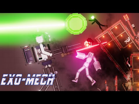 NEW! Exo-Mech Fights Hi-tech Soldiers - People Playground 1.21
