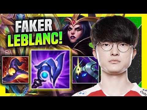 FAKER IS SO CLEAN WITH LEBLANC! - T1 Faker Plays Leblanc Mid vs Riven! | Season 11