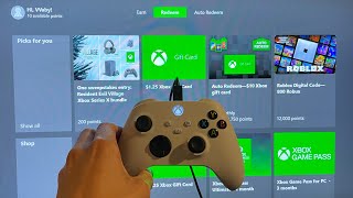 Xbox Series X/S: How to Earn & Redeem Points for Microsoft Rewards Tutorial! (For Beginners) 2023