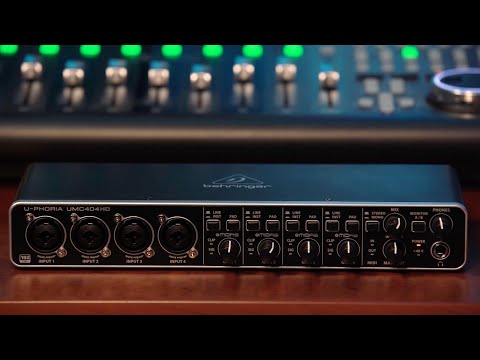 U-PHORIA UMC404HD Audio Interface Overview