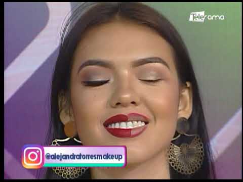 Aprenda a realizar un maquillaje en tonos rojos