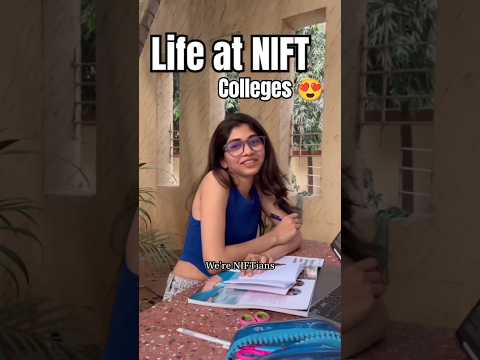 Life at NIFT College 😍 We are NIFTians Fashion Designing Colleges #shorts #nift #viral #fashion