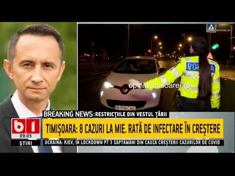 STIRI B1 ORA 9.00 DIN 20 MARTIE 2021 - CARANTINA IN TIMISOARA- SEDINTA PENTRU O NOUA DECIZIE