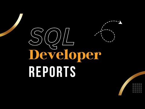 Create Reports Inside Sql Developer