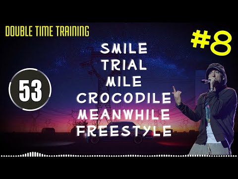 DOUBLE TIME TRAINING #8 - Freestyle Battle Beat Training - Rap Beat for Improvising with Words