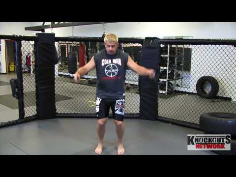 Undefeated  Fighter in the Gym Jumps Rope