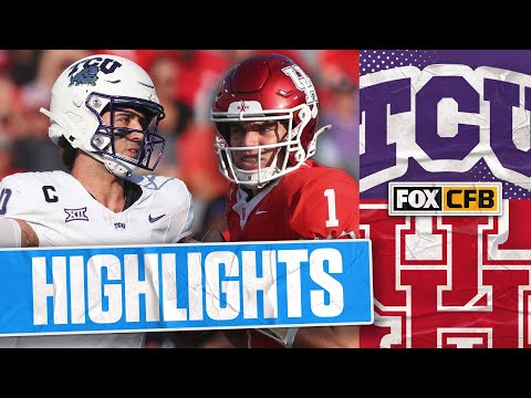 TCU Horned Frogs vs. No. 23 Houston Cougars Highlights | FOX College Football