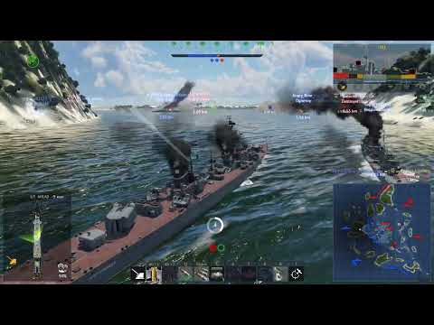 War Thunder; Neustrashimy; A great Russian destroyer with amazing lineup around it; Naval Arcade