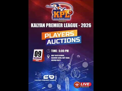 KALYAN PREMIER LEAGUE 2026 | LIVE PLAYERS ACUTION | SEASON 6 | SSS LIVE