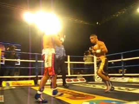 19-5-2018: GYC-TV: FERNANDO MARTÍNEZ GKO 2 FABIÁN CLARO., CON EL NOCAUT. FILMÓ GRACIELA HERRERO