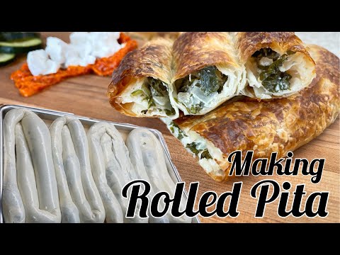 How to Make Rolled Pita from SCRATCH!