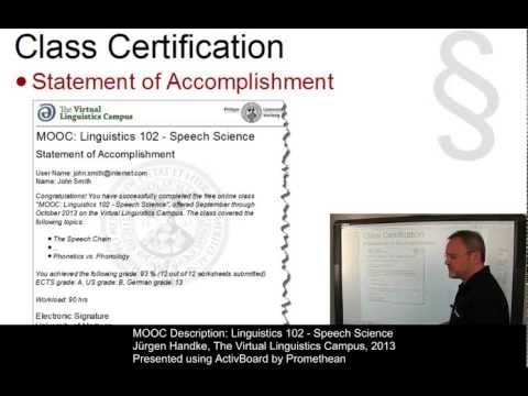 Linguistics 102 (2013) - Speech Science