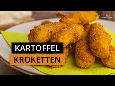 Kartoffelkroketten - einfach und knusprig
