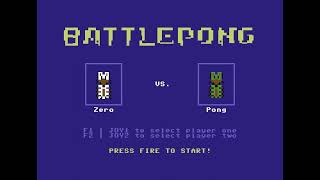 Commodore 64 =+ Battle Pong += New game 2022