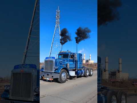 Can I get some smoke? #peterbilt #359 #cat #coal #classic #trucking