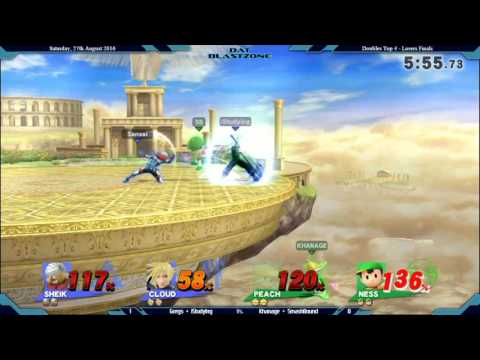 Dat Blastzone 14 - Doubles Losers Finals - Khanage + SmashBound vs iStudying + Gregs