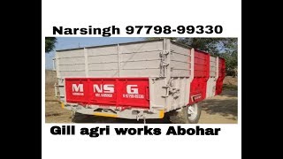 preview picture of video 'gill agri works Abohar trolly'