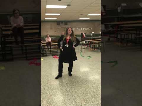 Minorette talent show routine