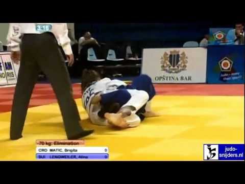 Judo 2012 European Championships Cadets Bar: Matic (CRO) - Lengweiler (SUI) [-70kg]