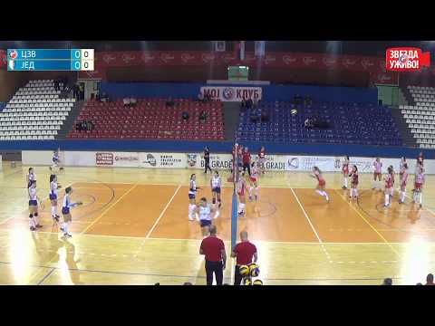 07.11.2018. Odbojka, Crvena zvezda - Jedinstvo (SP) 3:0