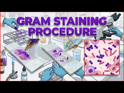 Gram Staining Procedure Animation Microbiology - Principle, Procedure, Interpretation | USMLE Step 1