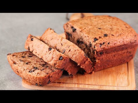 EGGLESS WHOLE WHEAT BANANA CAKE | BANANA CHOCOLATE CHIPS CAKE | WHOLE WHEAT CAKE | WITHOUT OVEN