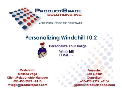 Quickbytes - Windchill Personalization - 9/27/13