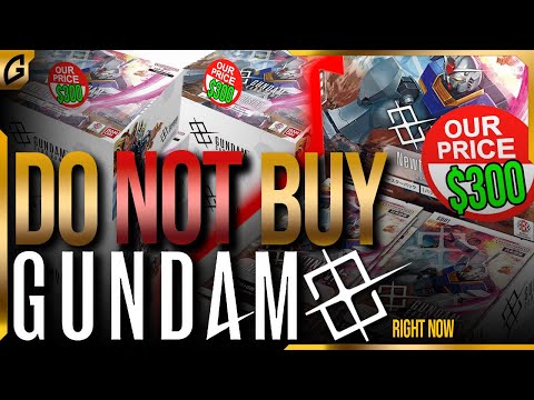 DONT BUY THE GUNDAM CARD GAME! - (Right now)