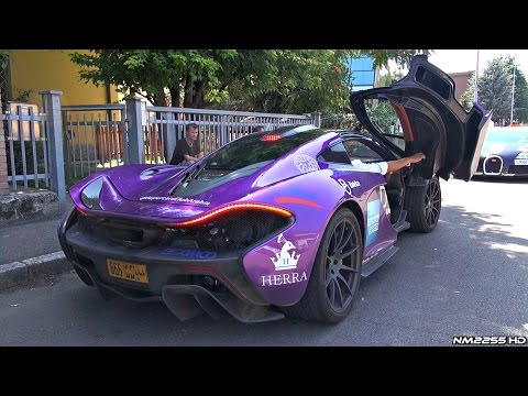 MSO Purple McLaren P1 Start Up, Revs and Acceleration - Lovely Sound