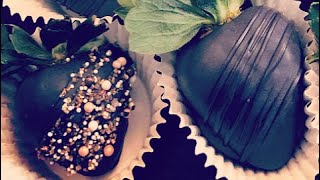 how to make beautiful chocolate dipped strawberries