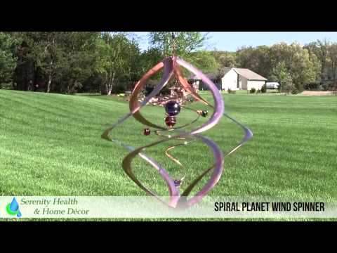 Spiral Planet Wind Spinner by Serenity Health & Home Decor