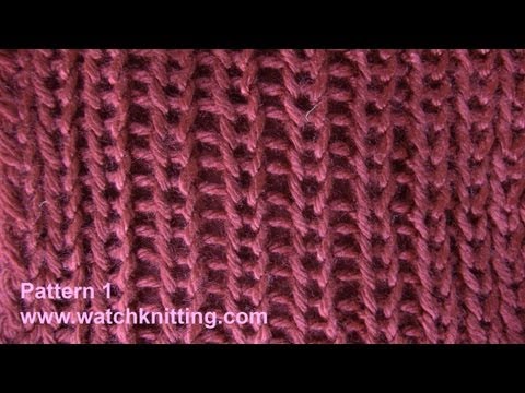 Stitch 1- Basic Rib Stitch