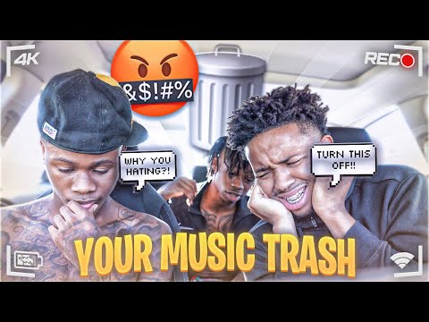 I Told My Cousin His Music Is GARBAGE 🗑 **NEVER SEEN HIM THIS MAD**